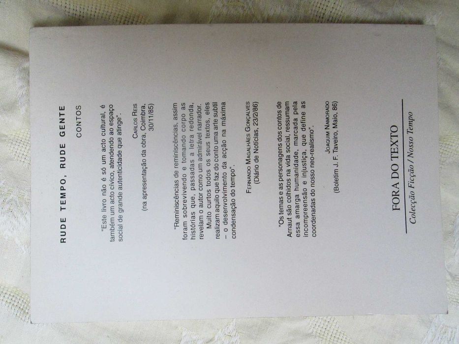 Rude Tempo Rude Gente, António Arnaut