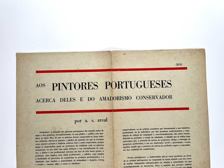 António Areal Manifesto aos pintores portugueses 1963
