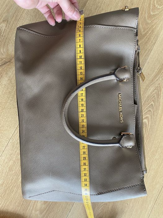 Michael Kors Saffiano beż torba torebka