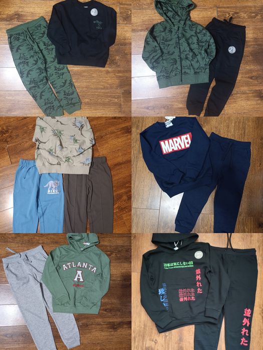 Реглани, лонгсліви, світшоти, спортивні штани, костюми, джинси, піжами