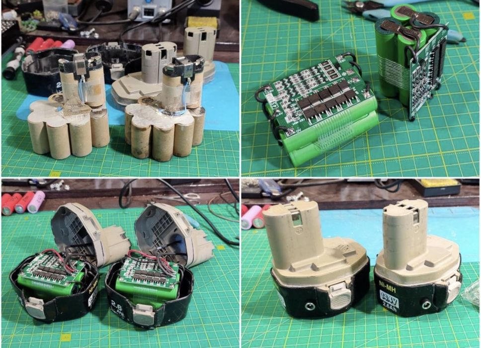 Ремонт акумуляторів шуруповертів та іншої техніки