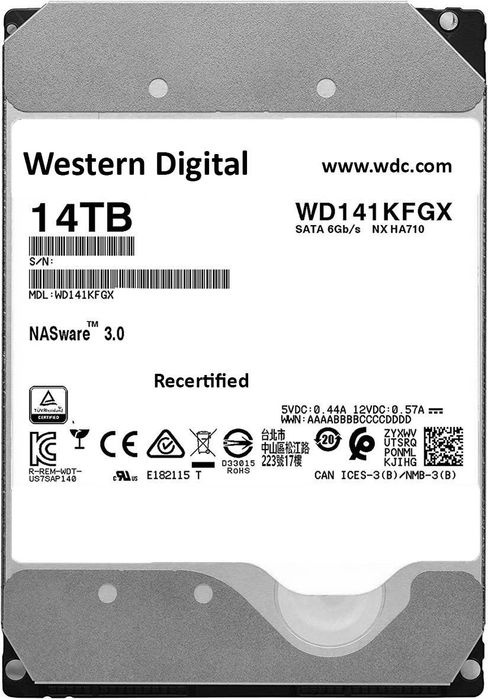 Dysk Hdd Western Digital Red Pro Wd141Kfgx 14Tb