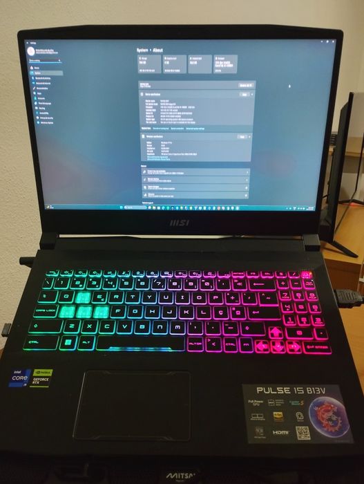 MSI Pulse 15 B13V I9 32RAM 1TB RTX 4070