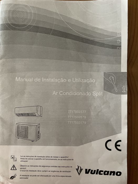 Comando para ar condicionado vulcano