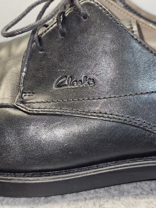 Clarks półbuty biznesowe roz.45 derby ,skóra naturalna