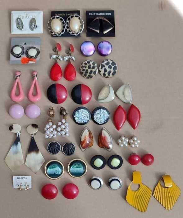 Klipsy vintage 94 pary