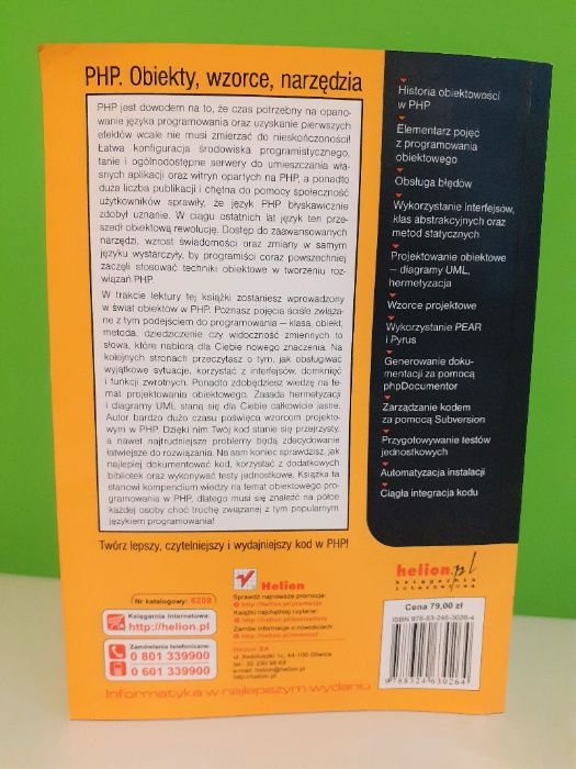 PHP Obiekty, wzorce, narzędzia - Matt Zandstra