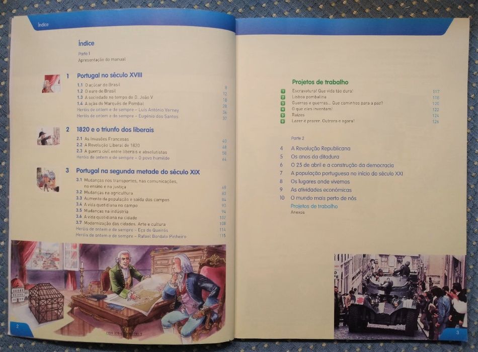"História e Geografia de Portugal 6ºAno" Manual (Partes 1/2)+e-Manual