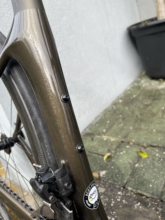 Scott Foil em carbono - Dura Ace - Rodas zipp 303
