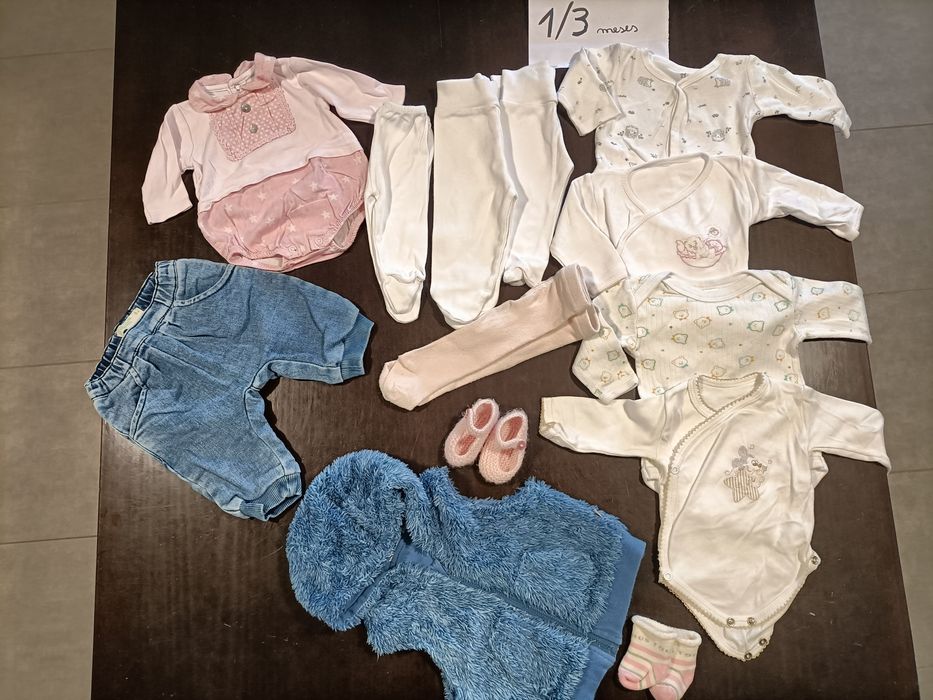 Roupa para bebé menina 1/3 meses