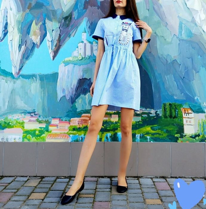 Сукня платье сорочка вишивка коти для дівчат підлітків розм S Нове

Зо