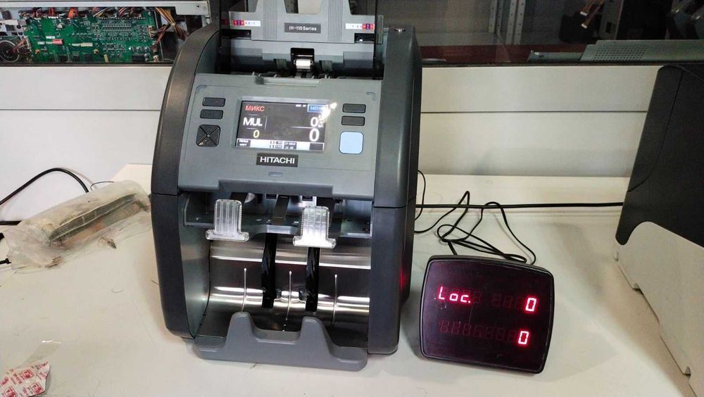 Hitachi IH-110: надёжный и эффективный сортировщик банкнот для бизнеса