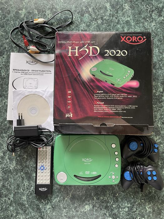 DVD-програвач XORO HSD 2020 з функцією ігрової приставки