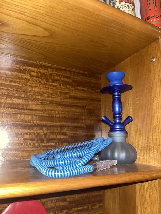 Arguilha Azul Completa – Excelente Estado