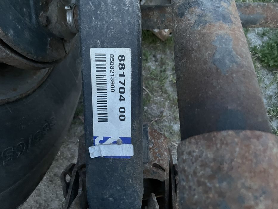 Продам осі BPW ECO PLUS, токож ресори 88170400