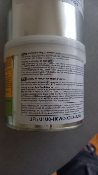 Żywica dwuskladnikowa Kiesel okapox gf-m