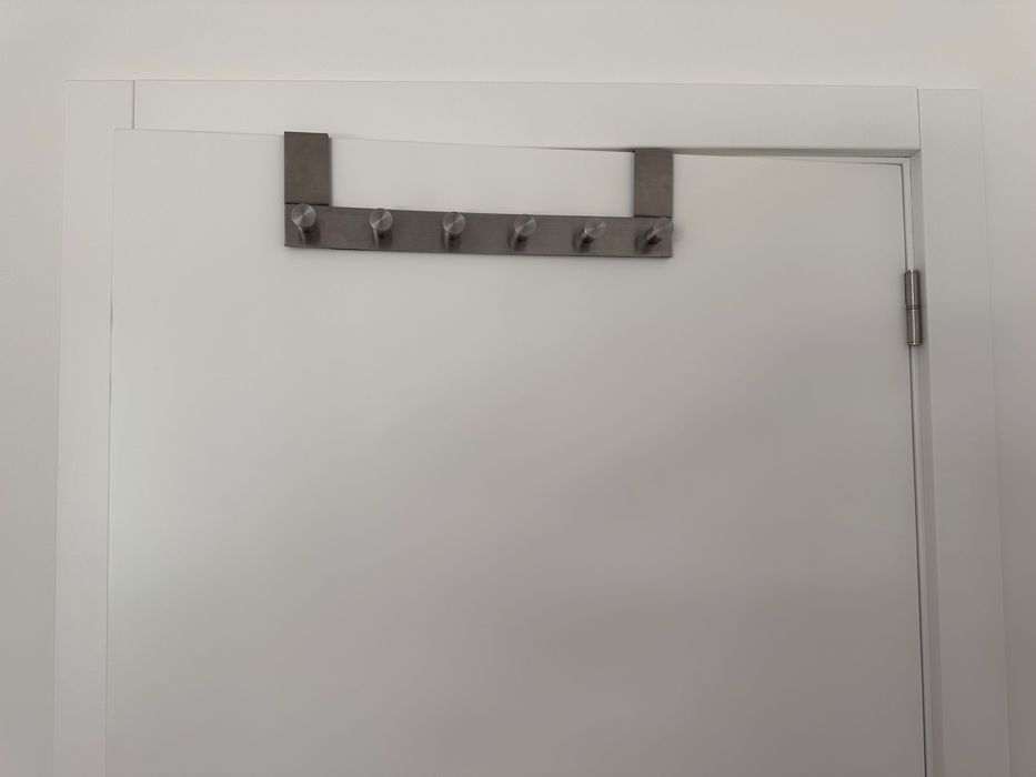 Cabide para porta em aço inoxidável