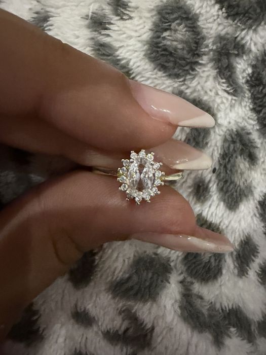 Anel princesa Diana prata 925