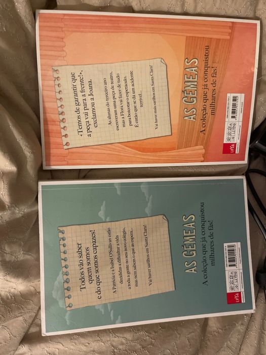 livros gémeas no colégio de Santa Clara