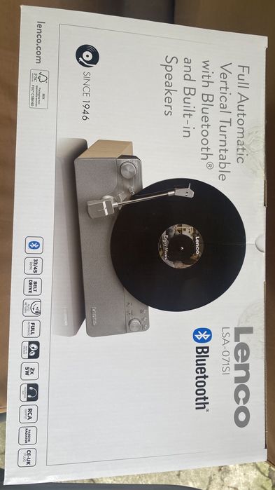 Новий на пломбах Проигрыватель винила Lenco LSA-071 Silver
