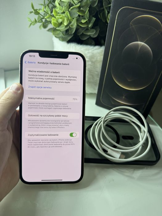 Apple iPhone 12 Pro Max 本体128G 箱付き Apple iPhone 12 Pro Max 128GB Pacific Blue 5G - Smartfony i