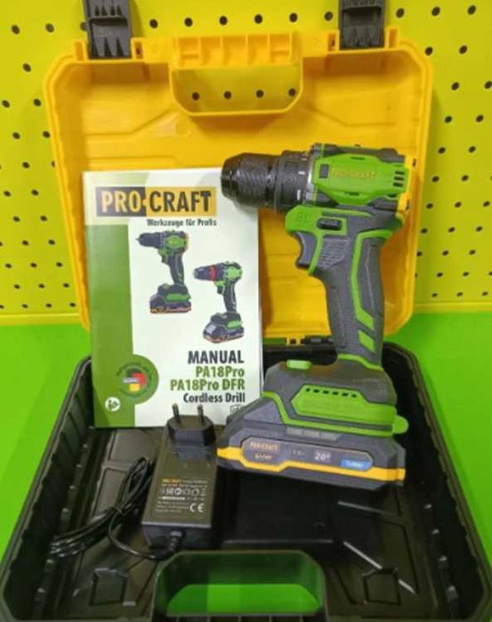 Шуруповерт Procraft Pa18pro електричний безщітковий