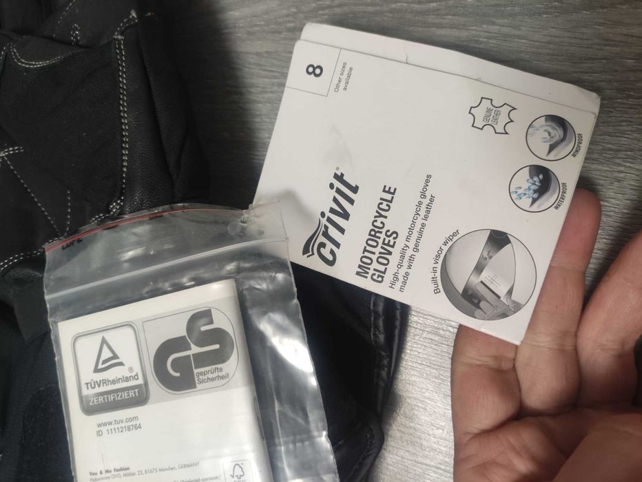 Зимові рукавички мото