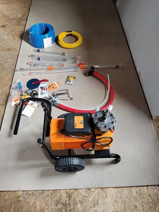 Zestaw Agregat Malarski Hydrodynamiczny Rosfix 3500w 38mwąż 100cmlanca