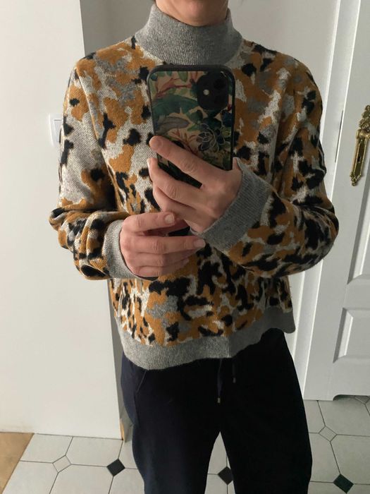 #COS #printy #leopard #alpaka #sweter #cętki #kardigan #wełna