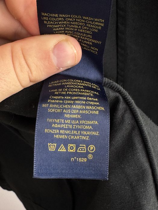 Polo Ralph Lauren Women’s Double-Breasted Captain Jacket — Чорний джинсовий жакет, Size 10