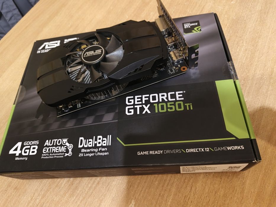 Продається відеокарта Asus GeForce 1050 Ti 4Gb