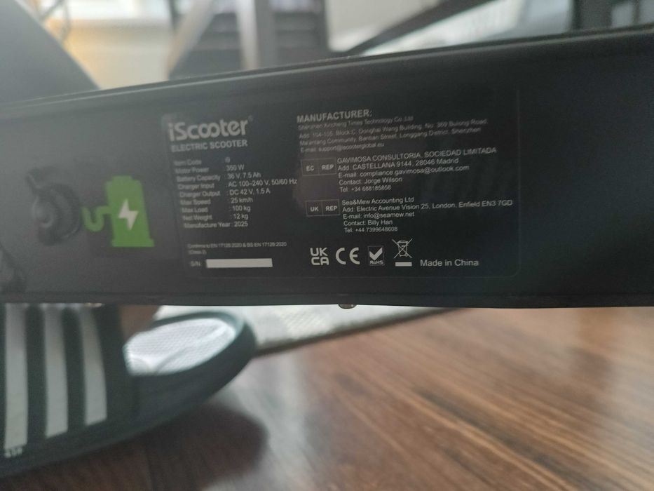 Nowa Hulajnoga elektryczna iScooter i9, 25km