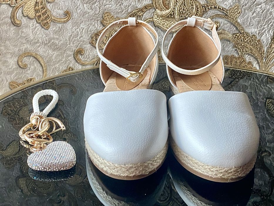 Кожаные Свадебные туфли NEXT. Туфли невесты. Туфельки. Босоножки.