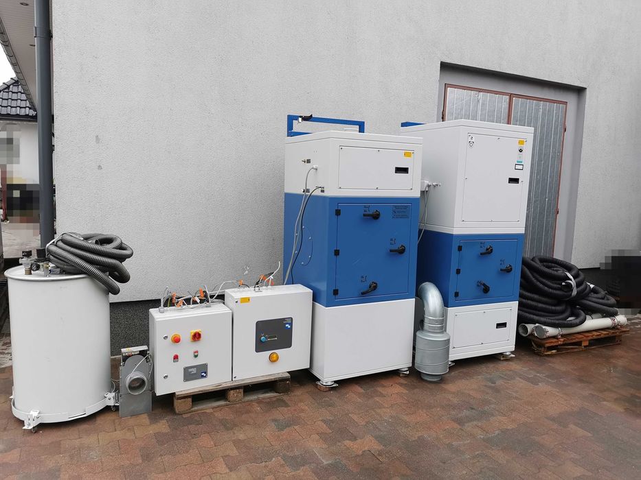 Wyciąg pyłu do lasera ,odciąg dymu ,filtr wysokociśnieniowy TEKA