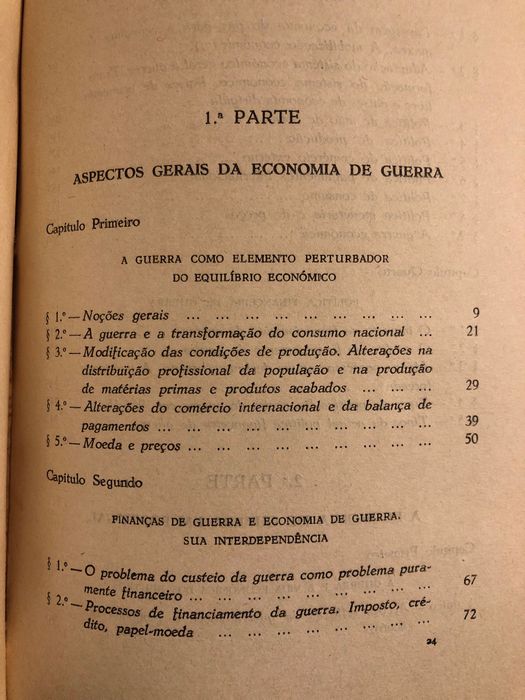 Economia de Guerra / Sobre os Motivos Económicos