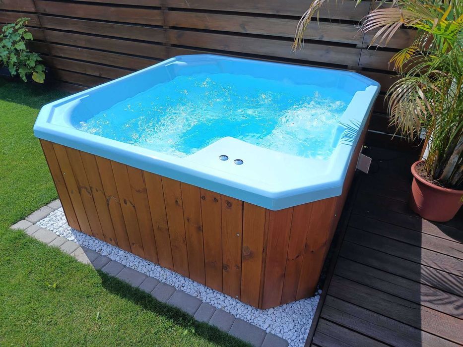 Sauna beczka komplet z jacuzzi balia masaż producent transport GRATIS