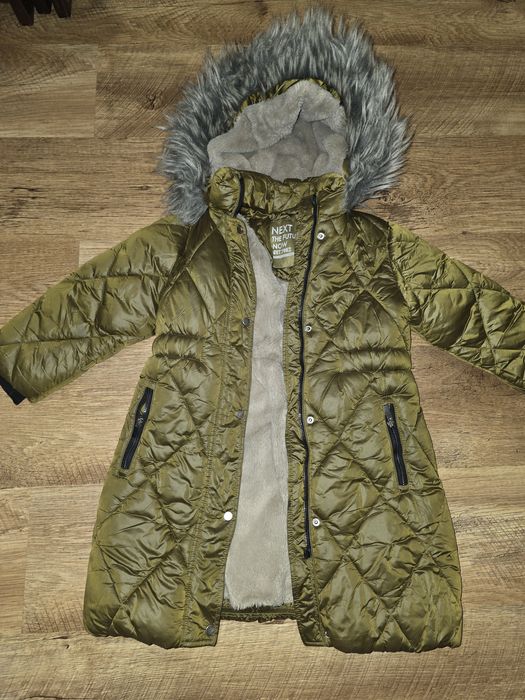 Пуховик пальто next 4,6-6 р