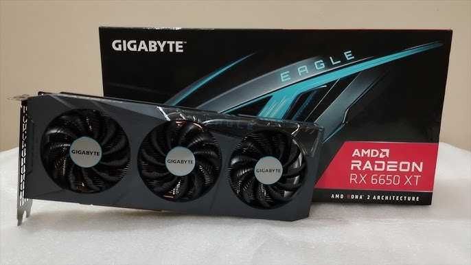 Видеокарта GIGABYTE Radeon RX 6650 XT EAGLE . рабочая