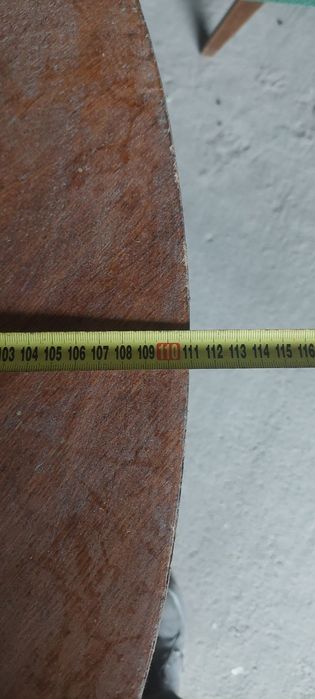 Stół okrągły PRL