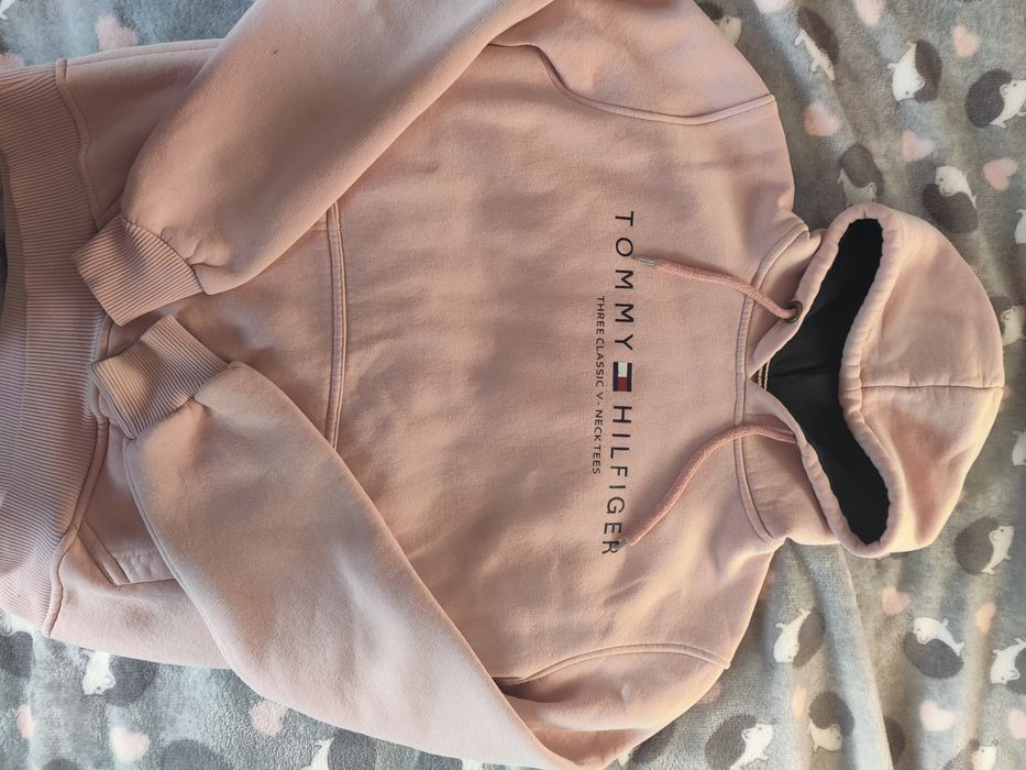 чоловіче рожеве худі Tommy Hilfiger