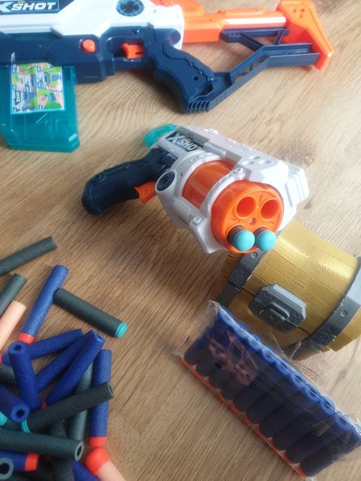 Zestaw 3x pistolet na strzałki x shot