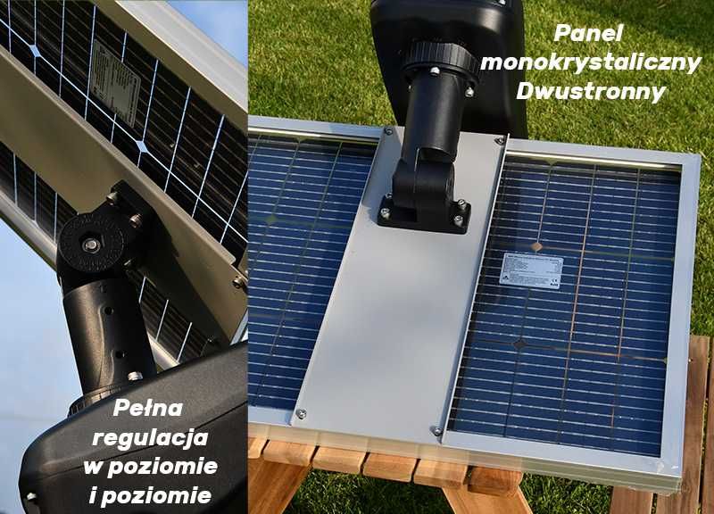 Lampa solarna uliczna Sanko FC-40 6000K LED 40W 7200lm LiFePO4 24Ah