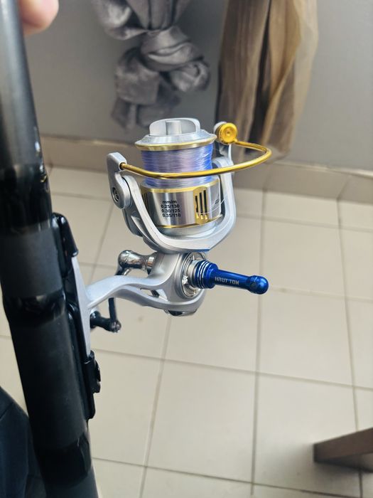 Conjunto de 2 canas e 1 carreto