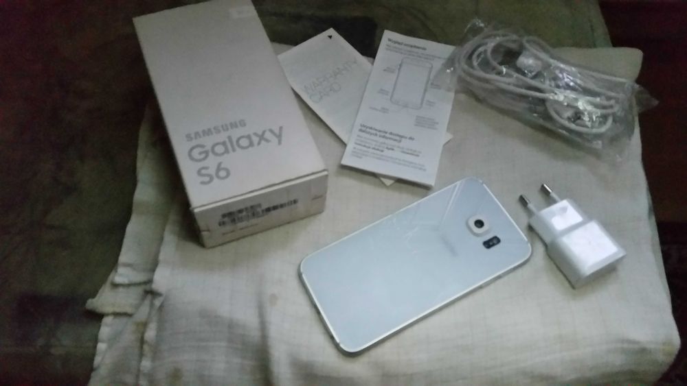 Śliczny  Samsung Galaxy S6 SM-G920F Biały  Android na Prezent