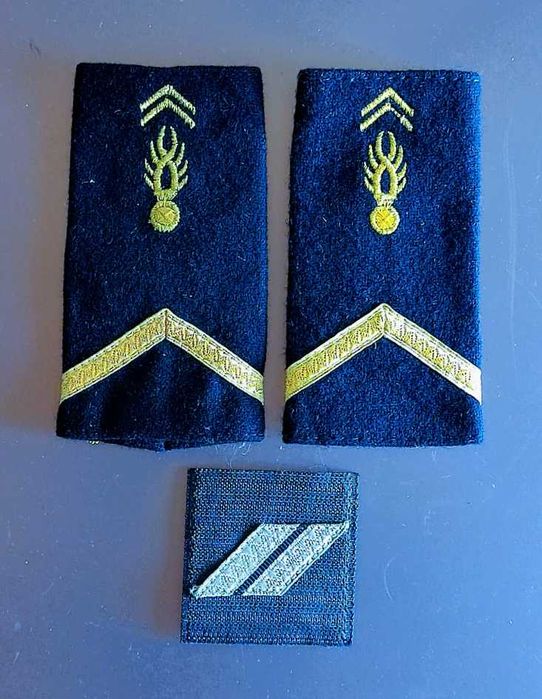 Divisas de ombro Gendarme Polícia Francesa coleção