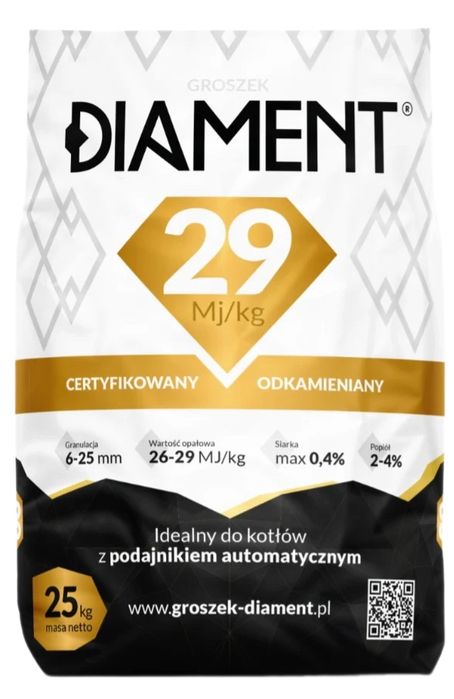 Groszek Diament -29 MJ/kg TRANSPORT HDS