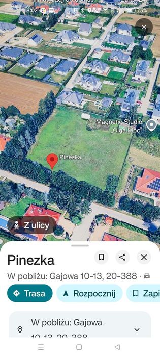 Działka budowlana Kalinówka ul Gajowa 1032m - Widok 2