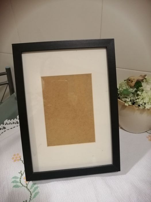 2 Paspatur moldura fotografia madeira preta+Caixilhos para quando.