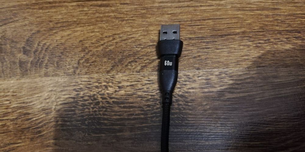 Kabel magnetyczny usb c + przejściówka na typ A  Długość 2 m.