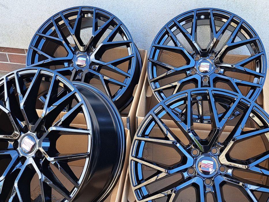 Alufelgi SEAT 17" 5x100 Arona Ibiza Leon Toledo Cordoba CA20 BLACK